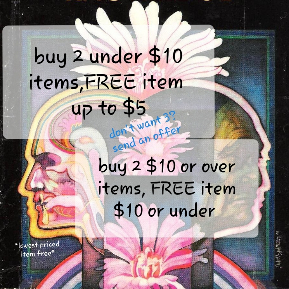 Sale! B2G1F! B2G1F! Buy 2 Get 1 FREE!